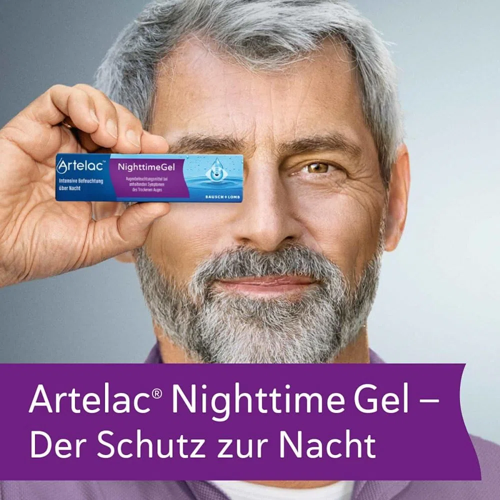 Artelac Nighttime Gel Augengel - Feuchtigkeitspflege zur Nacht 3X10 g
