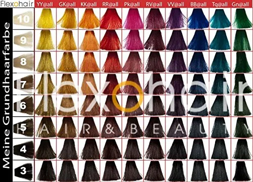 Goldwell Elumen Pure RR@all - 6er Set! PPD-frei, Flüssigkeit, RR (reddish-brown), reddish_brown, 200 ml (6er Pack)