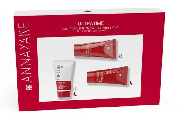Annayake - Ultratime Anti Aging Korrektur Set - Perfect Biotic Regulating Care 30ml + Anti Wrinkle Re Densifying Cream 30ml + Night Balm Mask 30ml