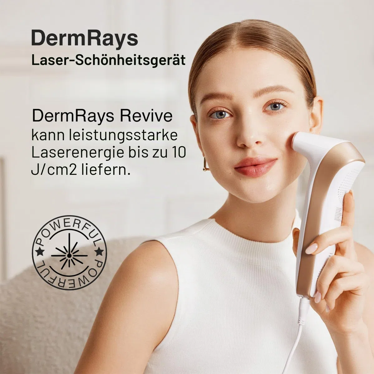 DermRays Lasergerät 1064 nm, multifunktionales Schönheitsgerät, Gesichtsmassagegerät, für den Heimgebrauch