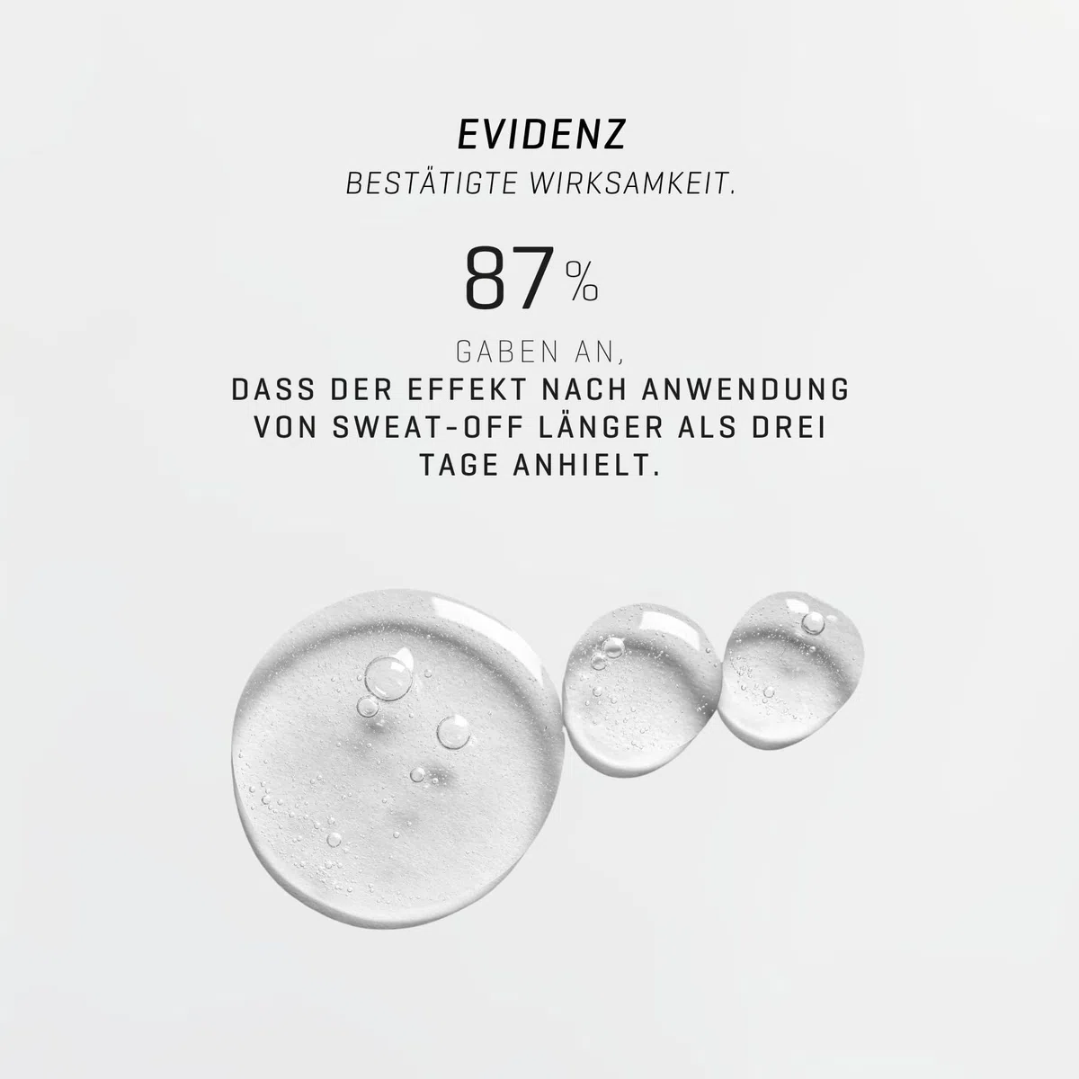 Sweat-Off Antitranspirant Roll On 50ml Deo Roller gegen Schweiß Antiperspirant für Männer und Frauen
