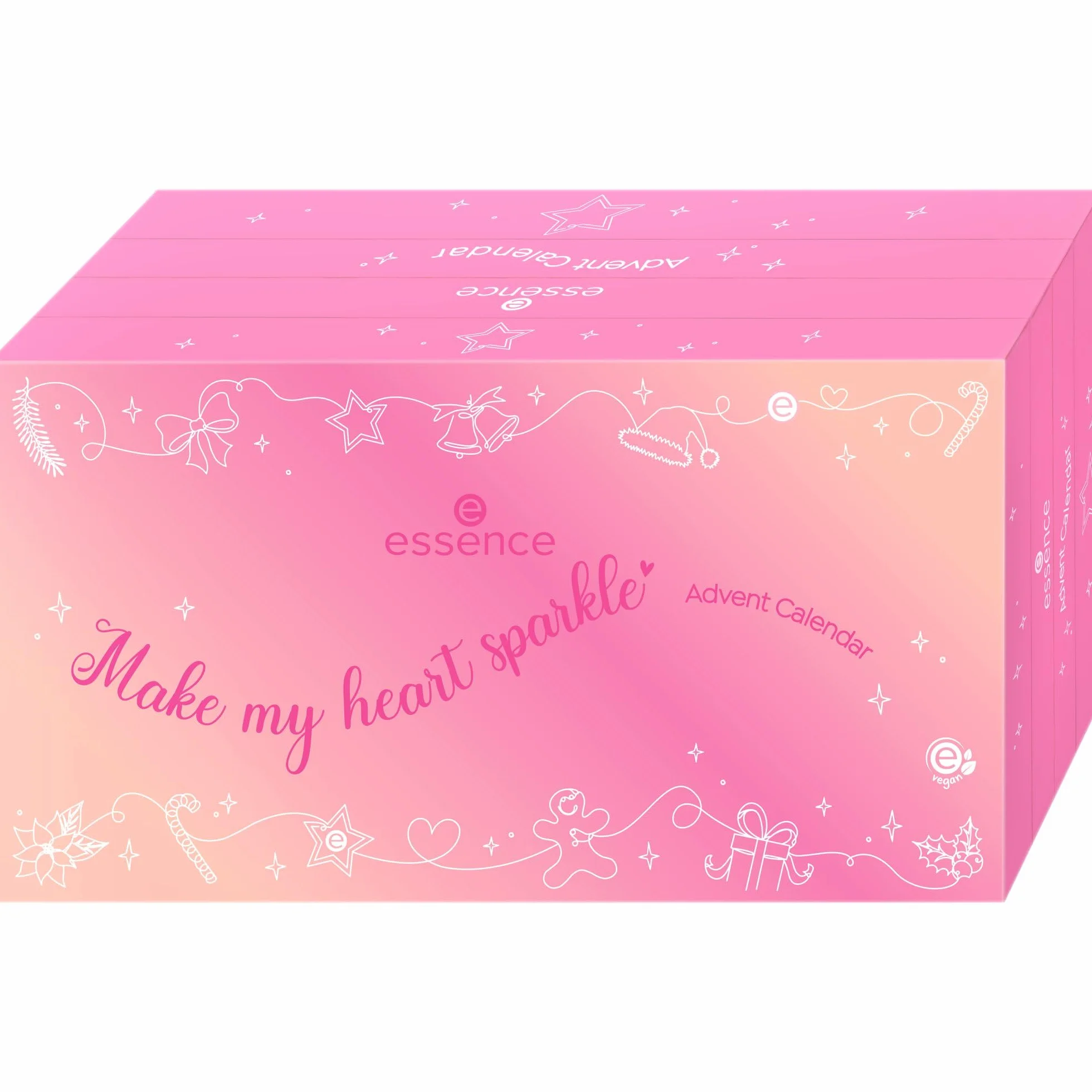 essence Beauty Adventskalender "Make My Heart Sparkle" | Weihnachtskalender, vegan, ohne Parabene, 24 Beauty-Überraschungen für die Weihnachtszeit | 1er Pack (1 Stück)