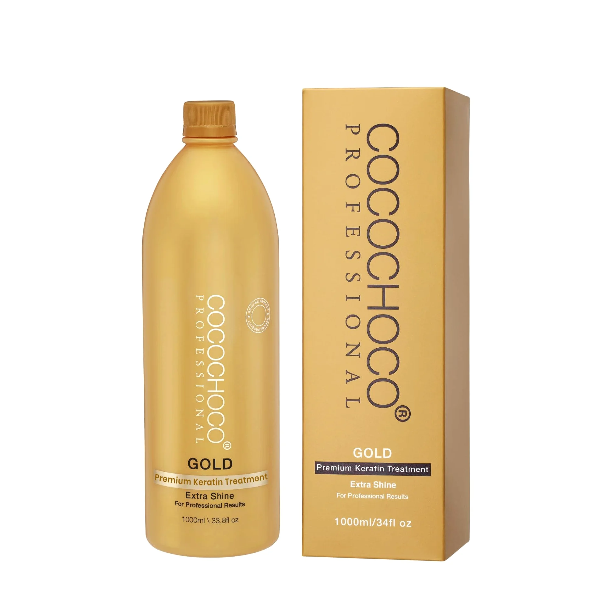 cocochoco Gold Brazilian Blow Dry Haar Glättung Keratin Behandlung 1000ml