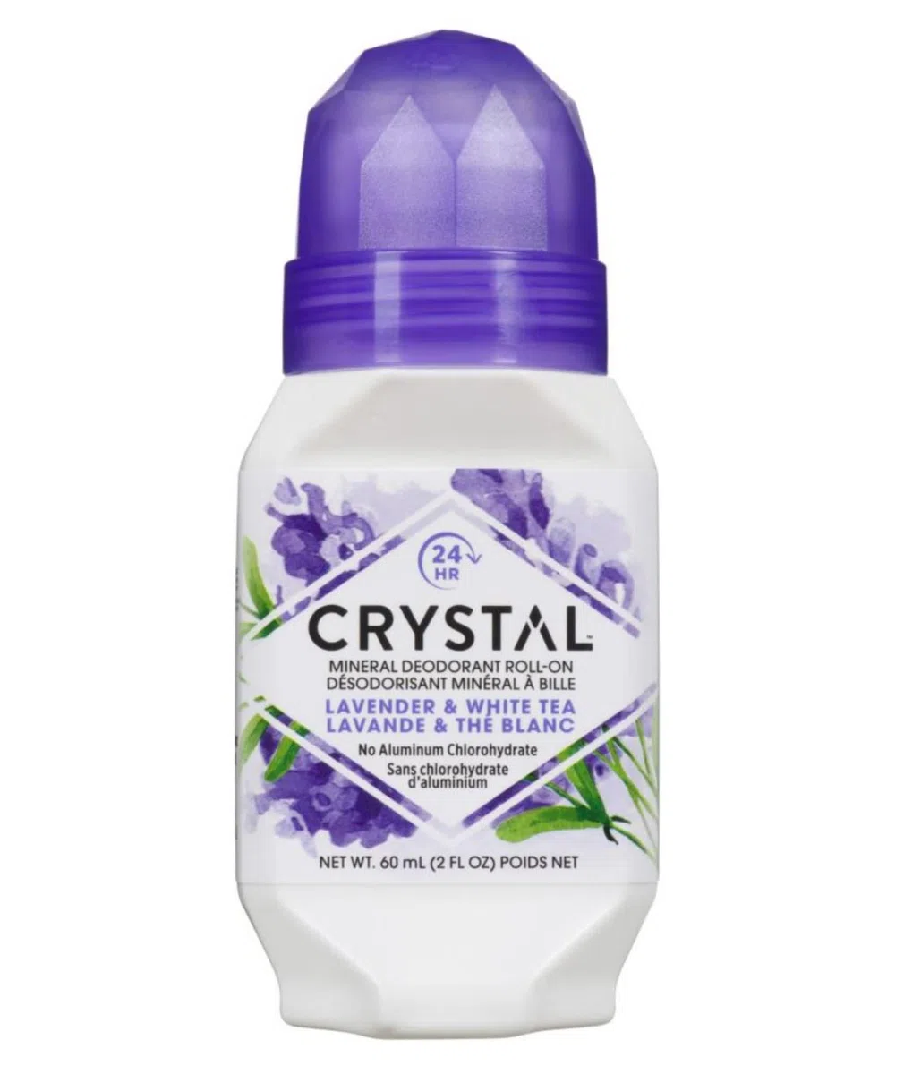 Crystal Essence Mineral Deodorant Roll-On, Lavender and White Tea, 2.25 Ounce (Pack of 12) by French Transit Ltd.