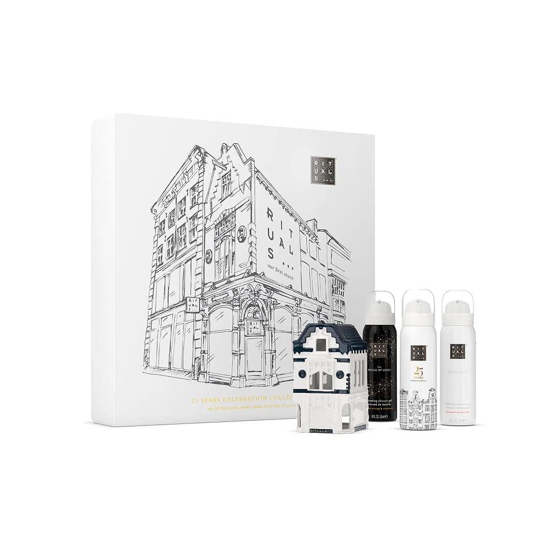 RITUALS Luxus-Duschschaum Geschenkset 25. Jubiläumsedition 10-teiliges Duschgel- & Körperwasch-Set