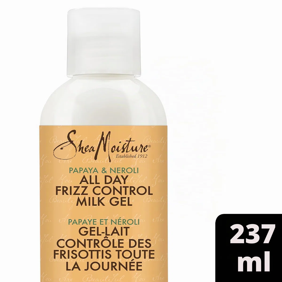 Shea Moisture SheaMoisture Milk Gel for Wavy, Curly Hair, Papaya and Neroli, paraben-free 237ml, 237 Milliliters