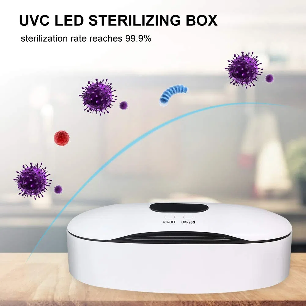 UV Sterilisator für Instrumente, UV Desinfektionsbox LED UV Desinfektion Gerät Desinfektionsgerät für Maniküre Werkzeuge, für Nagelstudio Tattoo Friseursalon (USB-Kabel)