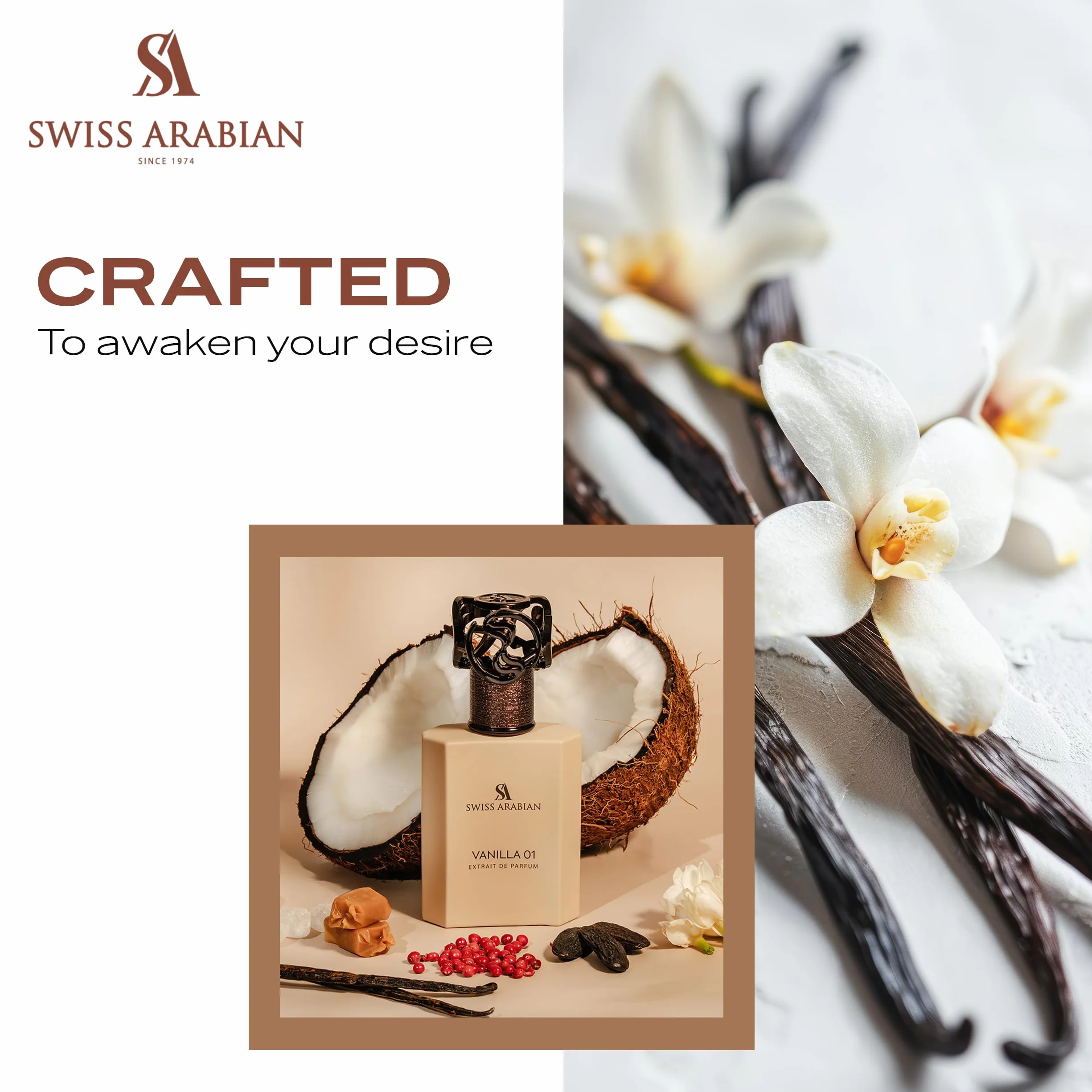 Swiss Arabian Vanilla 01 Extrait De Parfum 50 ml