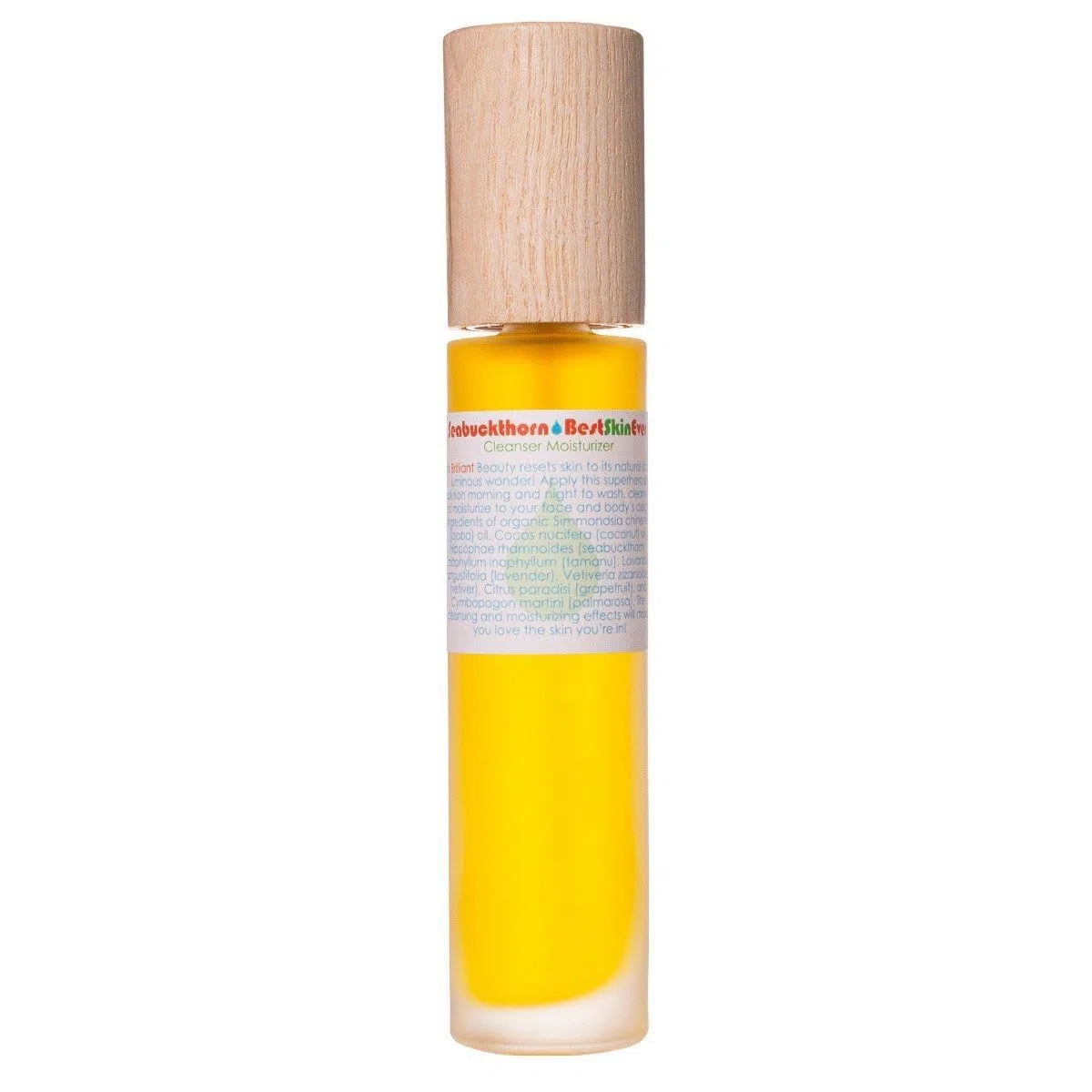 Living Libations Bio/Wildcrafted- Gesichtsreinigung Sanddorn Öl + Feuchtigkeitscreme (3,7 Oz/110 Ml)