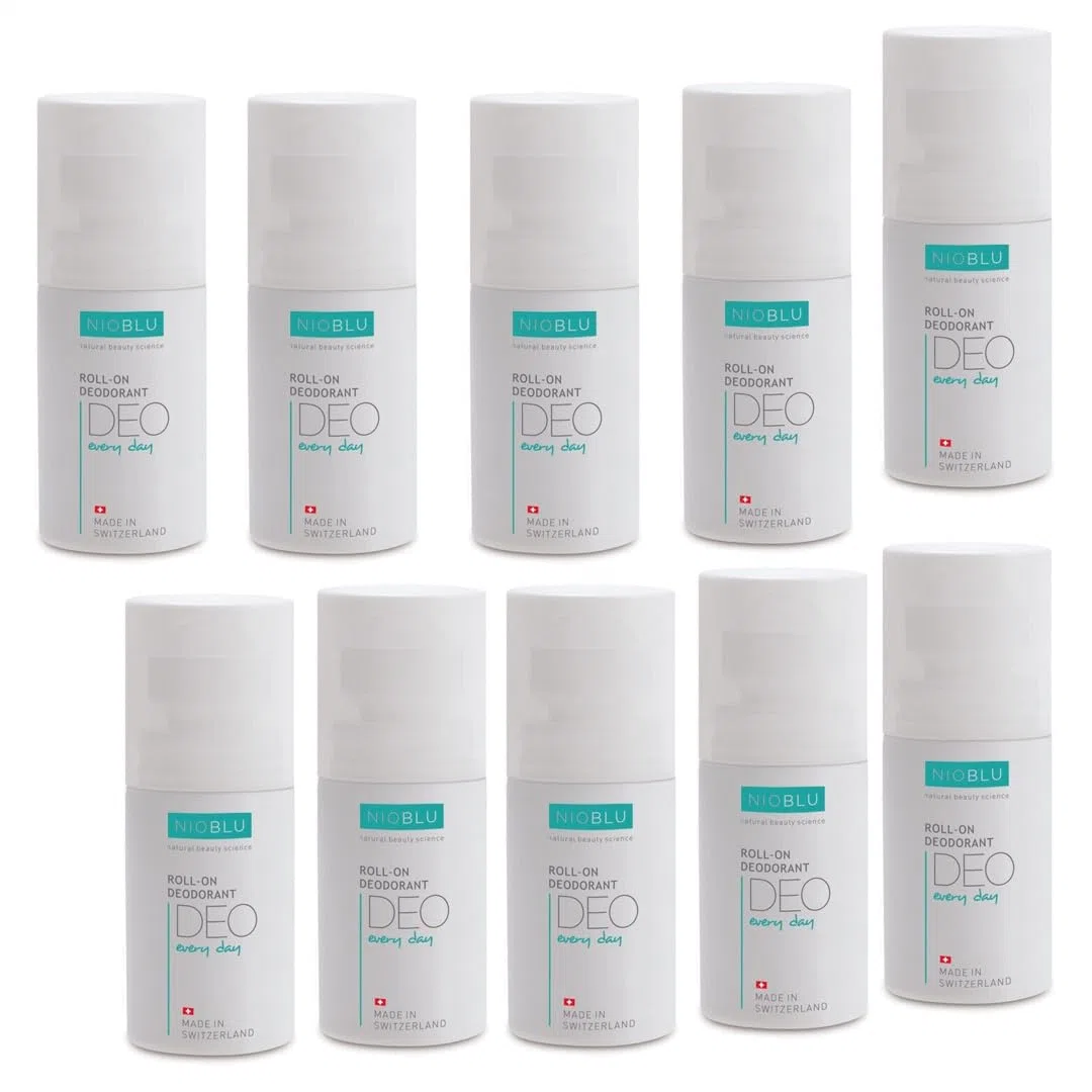 Jafra Nachfolger NIOBLU Deodorant Antitranspirant 10er Set, 10x50ml