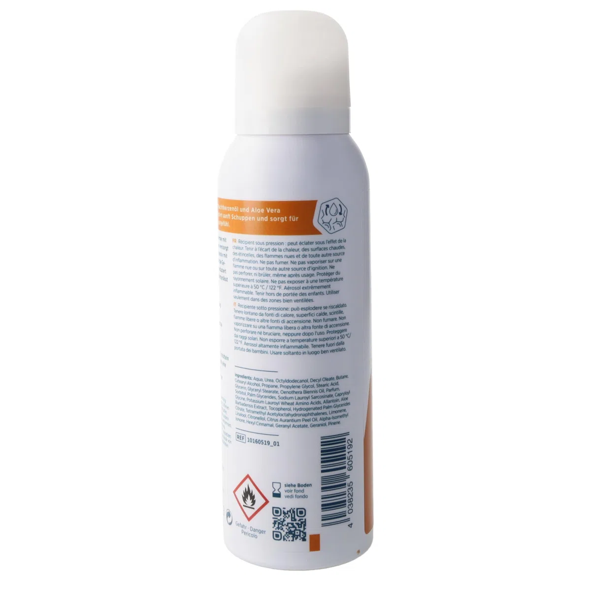 Allpresan Limited Edition - ORANGENBLÜTE - Körper Schaumcreme für sehr trockene bis schuppige Haut mit belebendem Orangenblüten-Duft, 125 ml