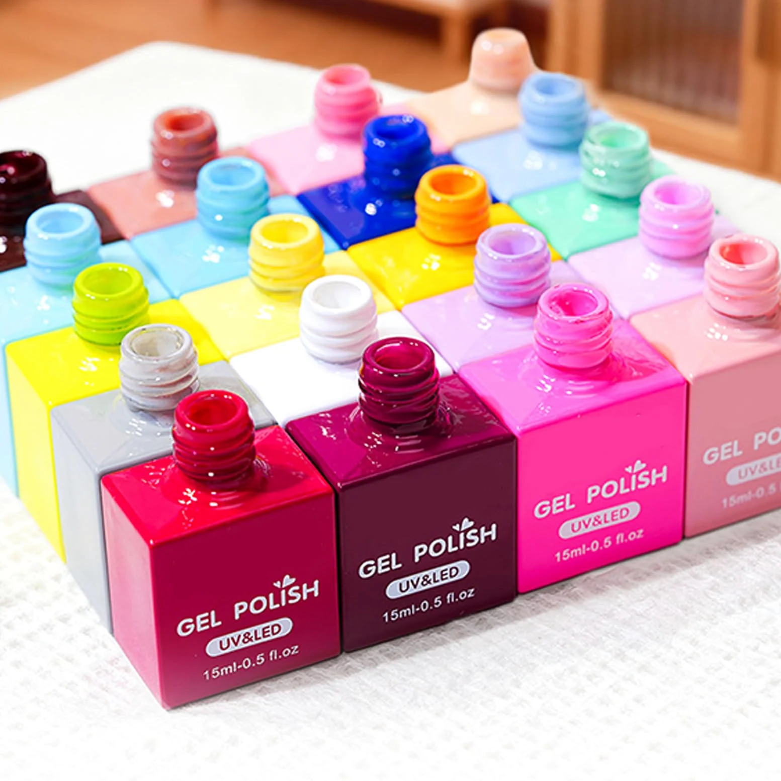 Gel-Nagellack-Set 60 Farben Schnelltrocknend Langanhaltend Handpflege | Nagellack Set Für Täglich Zuhause Reise Maniküre Spa Pflege Hochzeit Party Feiertag Festival Sommer