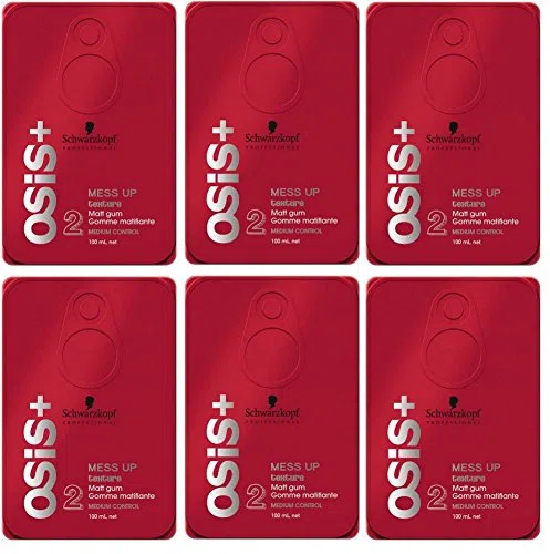 Schwarzkopf OSiS+ Mess Up 6 x 100 ml Osis Texture Struktur- und Modellierpaste