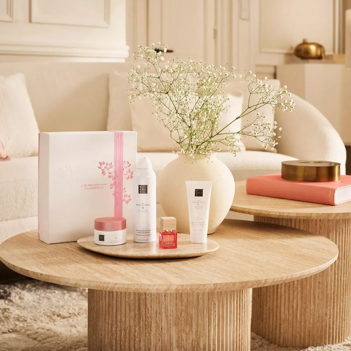 RITUALS Geschenkset The Ritual of Sakura Medium Körperpflege Reismilch Kirschblüten