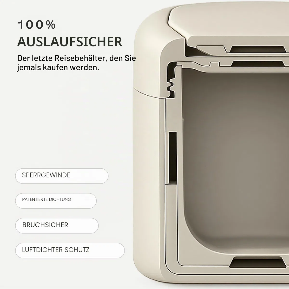 Cadence Reisebehälter Haarpflege-Kapsel-Set – magnetische Behälter mit Deckel, Reiseutensilien für Damen/Herren – 3 Flex-Medien (37,4 g) – Shampoo, Conditioner und Kamm-Symbol-Etiketten – immergrün