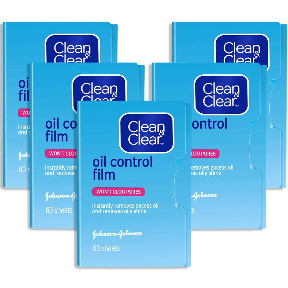 Beauty Kate oil control film blotting papier, clean & clear ölabsorbierenden sheets packung 0f 5