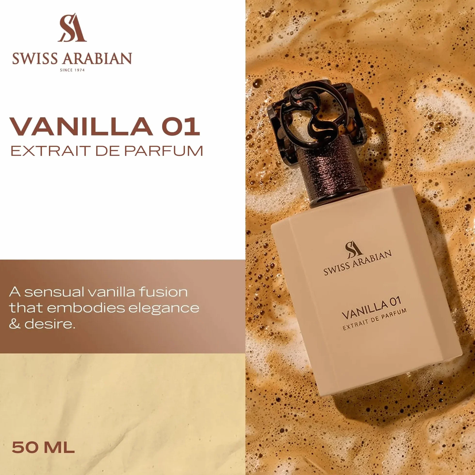 Swiss Arabian Vanilla 01 Extrait De Parfum 50 ml