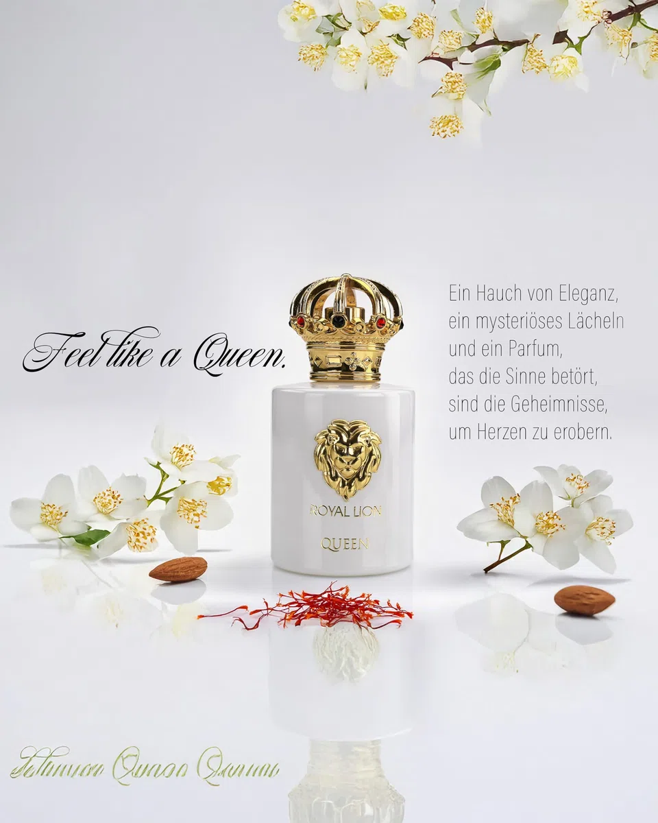 ROYAL LION QUEEN Extrait de Parfum für Damen – Sinnlicher Amberduft mit blumig-holziger Note – Langanhaltend & luxuriös