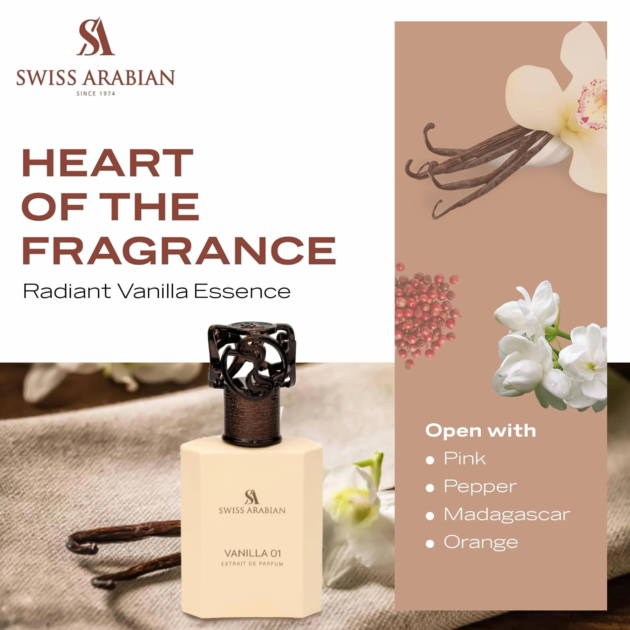 Swiss Arabian Vanilla 01 Extrait De Parfum 50 ml