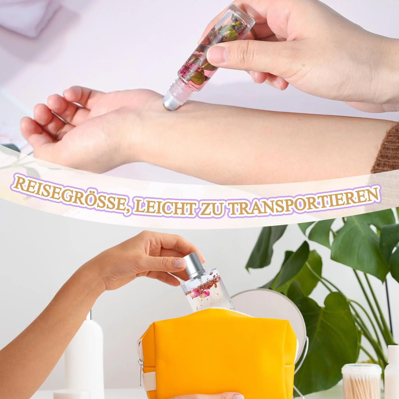 Vezerd Parfüm Selber Machen Set, Perfume Oil Making Kit, DIY mit Ätherisches Öl, Mini Düfte Geschenk für Frauen