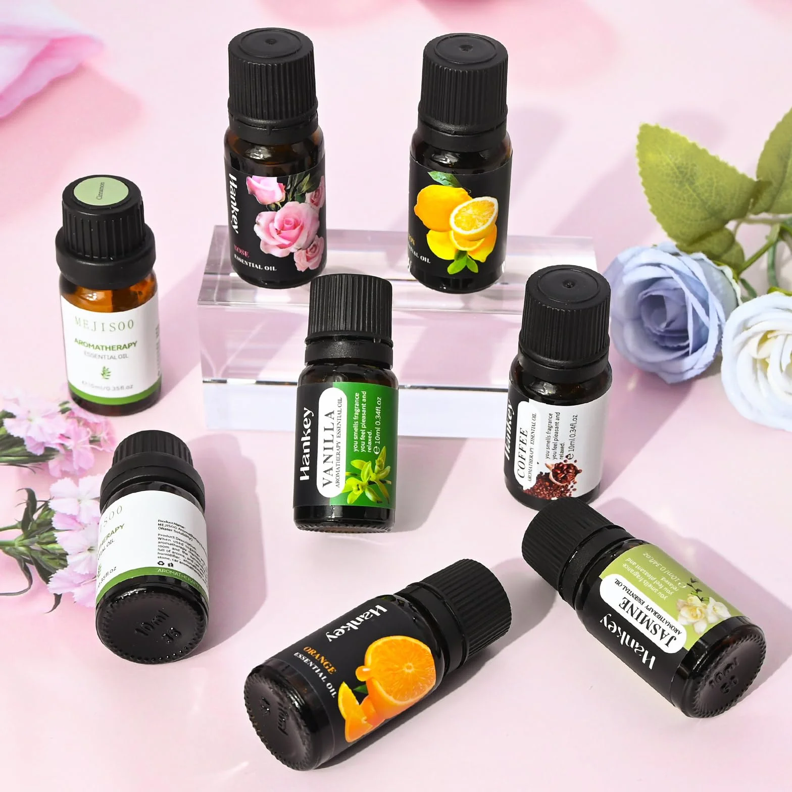 Vezerd Parfüm Selber Machen Set, Perfume Oil Making Kit, DIY mit Ätherisches Öl, Mini Düfte Geschenk für Frauen
