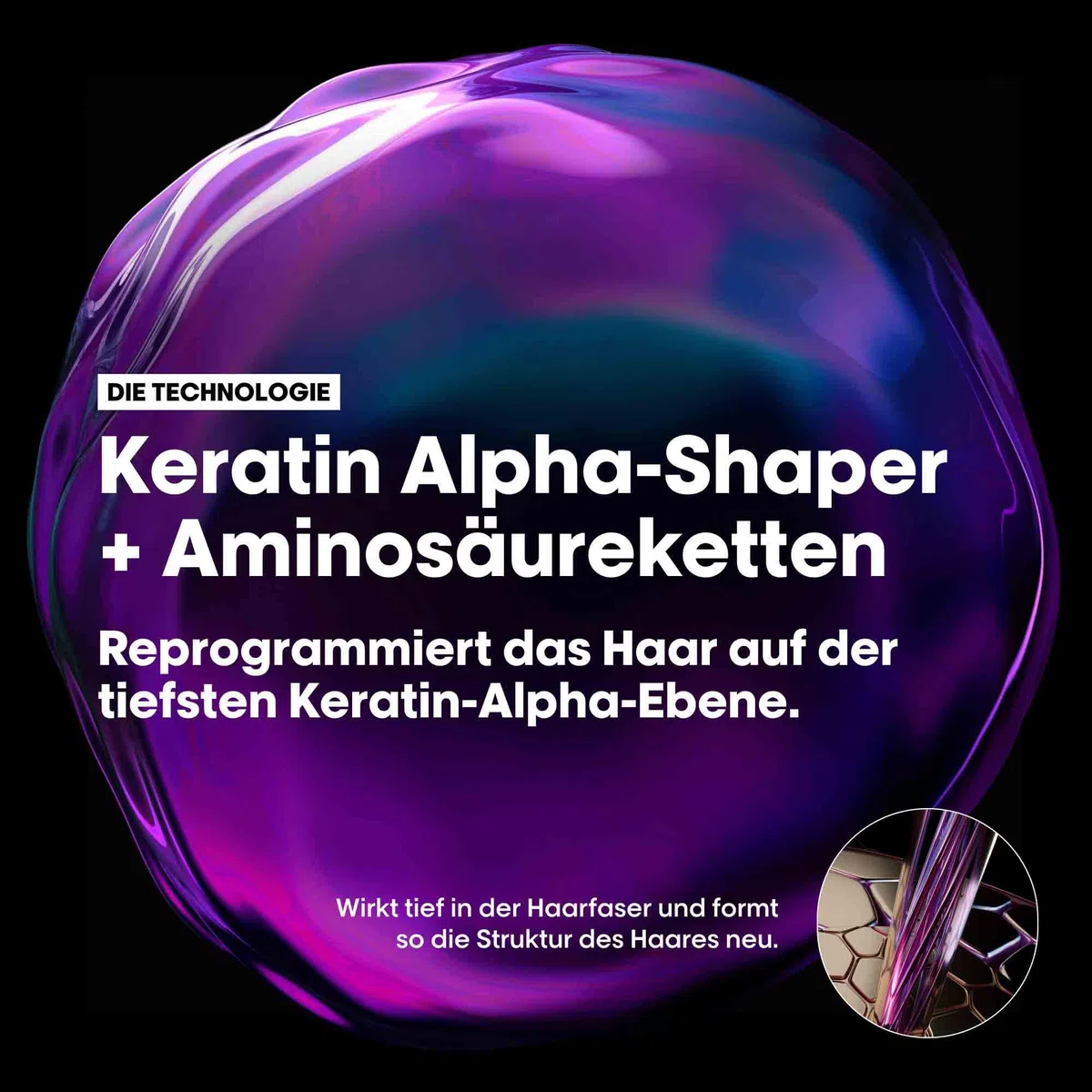 L'Oréal Professionnel Keratin Alpha Sleek Smooth Transformer & Serum Duo – Professionelles Anti-Frizz Haarset für intensive Geschmeidigkeit & Glanz