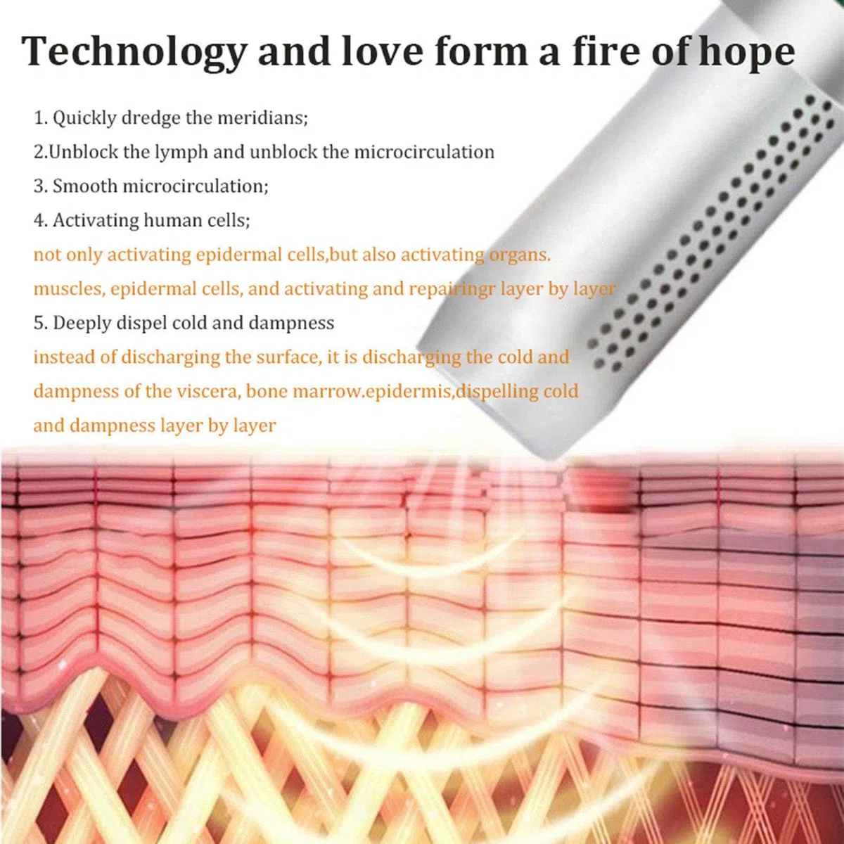 Terahertz Therapy Devices, 6.2 Terahertz Wand – Quantum Wellness Device for Relaxation, Body Revitalization, and Water Enhancement with Terahertz Frequency, for Improve Sleep, Eliminate Fatigue