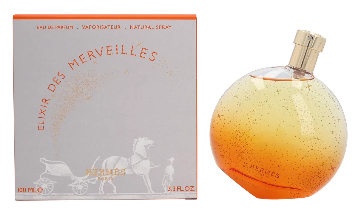 HERMES PARIS Unisex Elixir VAPORIZADOR ELIXIER des MERVEILLES EAU DE Parfum 100ML Vaporizer, Negro, Standard
