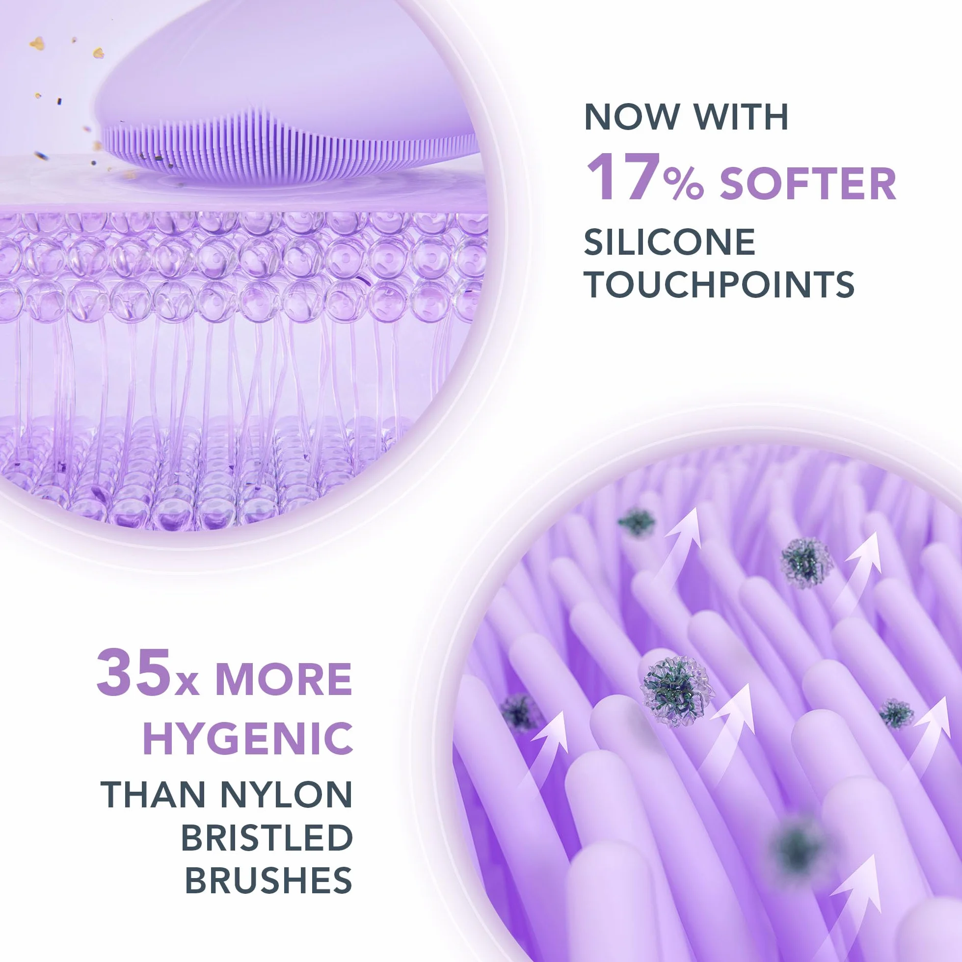 FOREO Clean Balance LUNA 4 Sensitive Set - Gesichtsreinigungsbürste für ausgeglichene Haut + LUNA Micro-Foam Cleanser 2.0, 100 ml - Straffendes Massage-Tool