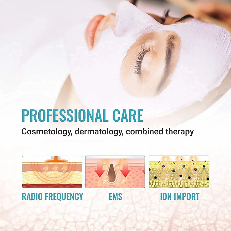 GESS SuperNova Darsonval Hochfrequenzgerät für Gesicht und Haare, Anti Aging Gesichtsmassagegerät, Akne Behandlung, Faltenreduzierung, Hautpflege Kosmetik Gerät