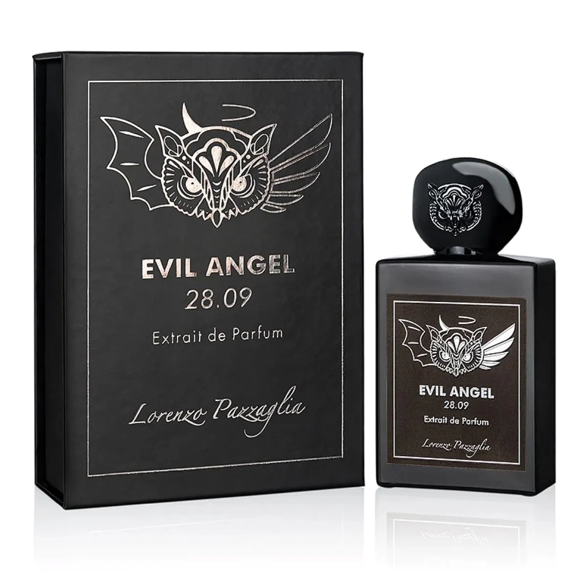 Lorenzo Pazzaglia Evil Angel Extrait Pflegemittel für den regelmäßigen Gebrauch findet Platz in vielen Situationen des Alltags, 50 ml Flasche zur Begleitung von Wellnessgesten