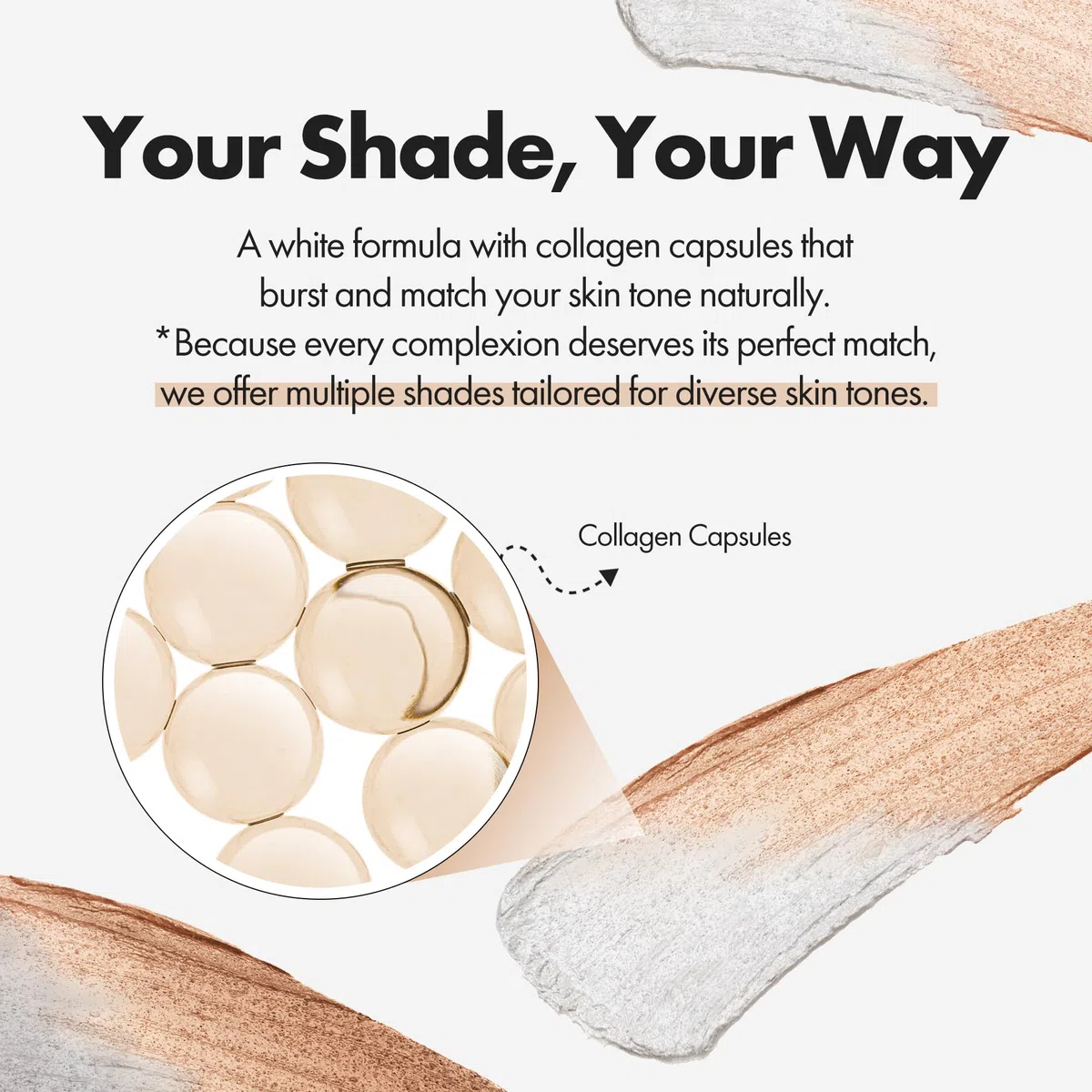 ELROEL BLANC Cover Cream Stick V, koreanische farbwechselnde Foundation mit abnehmbarem Pinsel, volle bis mittlere Deckkraft, 12 g, 202 natürlich