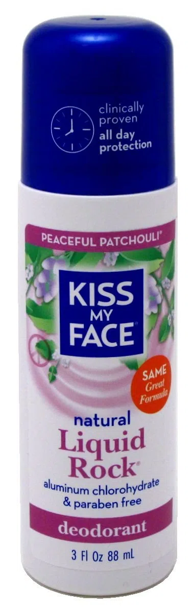 Kiss My Face Deodorant Liquid Rock Roll On Patchouli 3oz (6 Pack) by KISS MY FACE