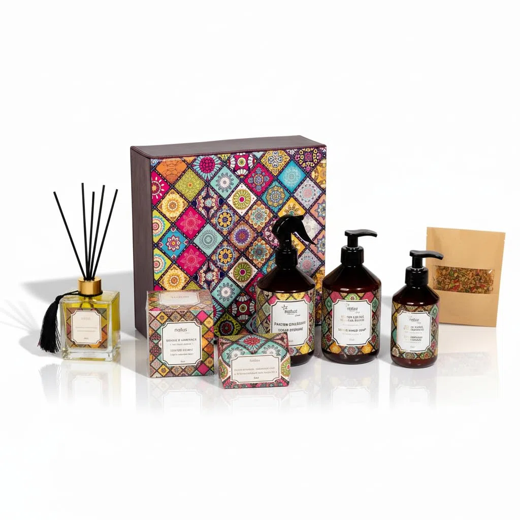 Geschenkset für Damen, orientalisches Ritual – Handpflege & Raumduft Oud – Haus Wellness, Hamam, Geschenkidee