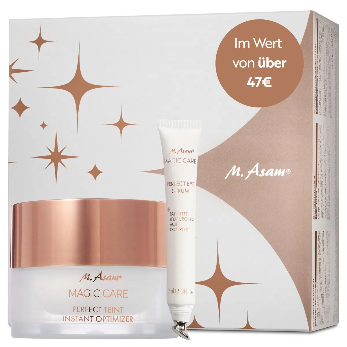 M. Asam MAGIC CARE Geschenkset Perfect Eye Serum 25 ml Perfect Teint 30 ml Anti-Aging Pflege für Frauen