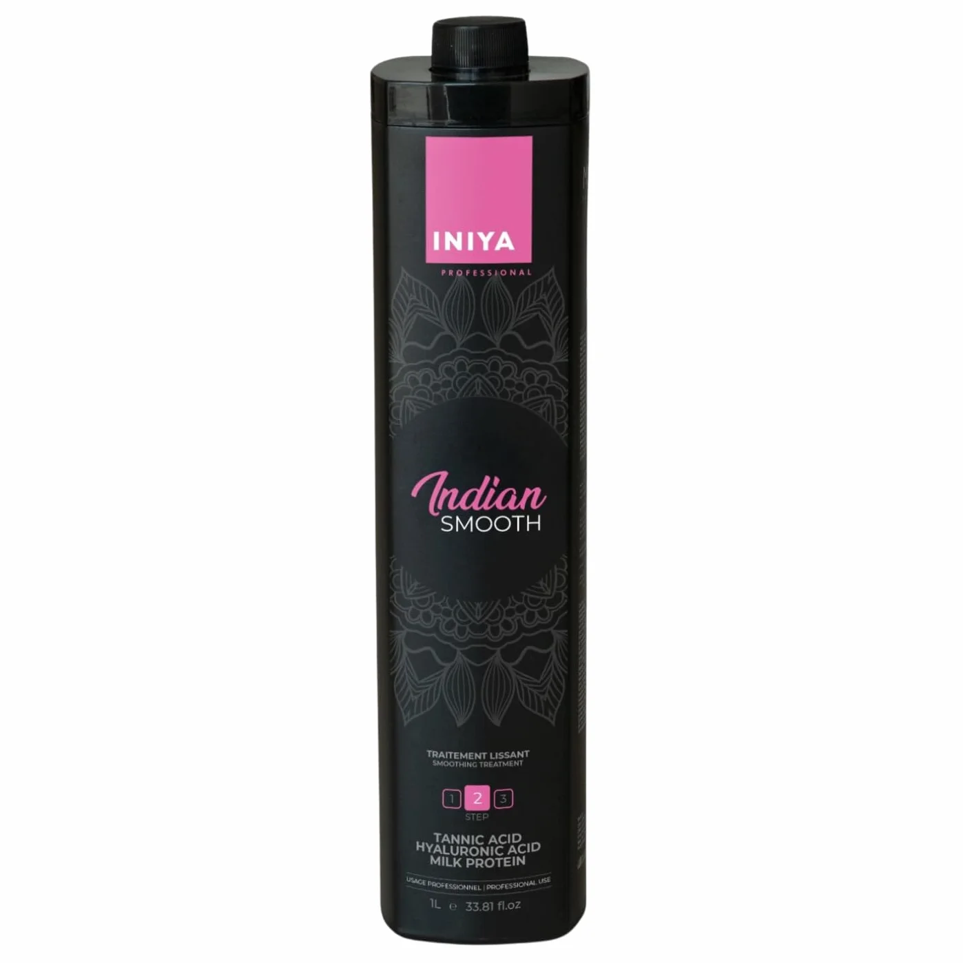 Indisches Glätteisen Tannin ohne Formol | Glättung Tannin & Hyaluronsäure & Amla | Iniya Professional