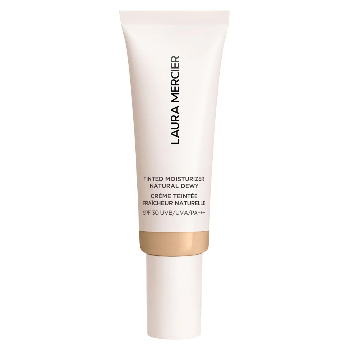 Laura Mercier Tinted Moisturiser Natural Dewy - LSF 30: 24 Std.+ Feuchtigkeit, langanhaltend, leichte bis mittlere, aufbaubare Deckkraft, taufrisches Finish, verbessert Hautton und -textur, Hauttönung