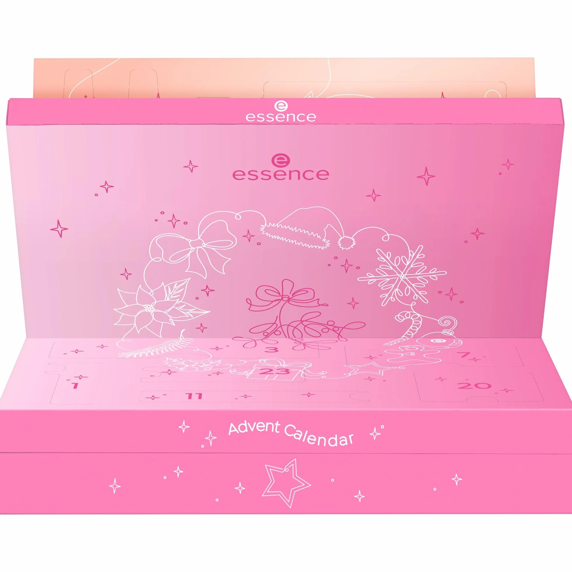 essence Beauty Adventskalender "Make My Heart Sparkle" | Weihnachtskalender, vegan, ohne Parabene, 24 Beauty-Überraschungen für die Weihnachtszeit | 1er Pack (1 Stück)
