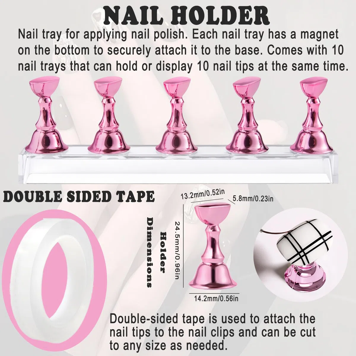 35 Stück Nagelkunst-Werkzeugset, Nagelkunstpinsel, Nagelständer, Nagel-Dotting-Werkzeug mit zwei Spitzen und Silikon-Skulpturstift, Nagelkunst-Set für Nagelkunst-Design zum Selbermachen