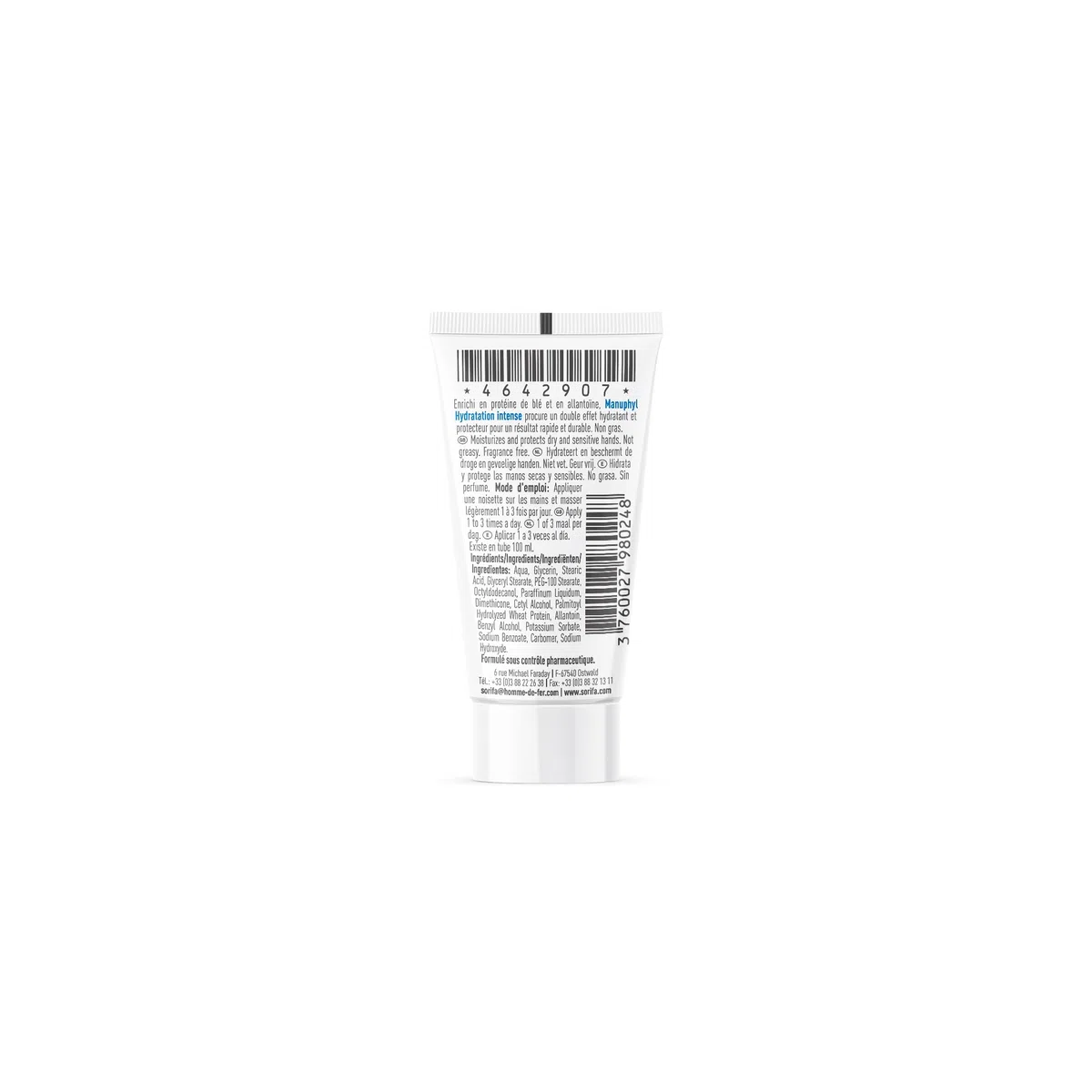 Manuphyl Standard 50 Stück Handcreme, regenerierend, schützend und feuchtigkeitsspendend, Tube 50 ml