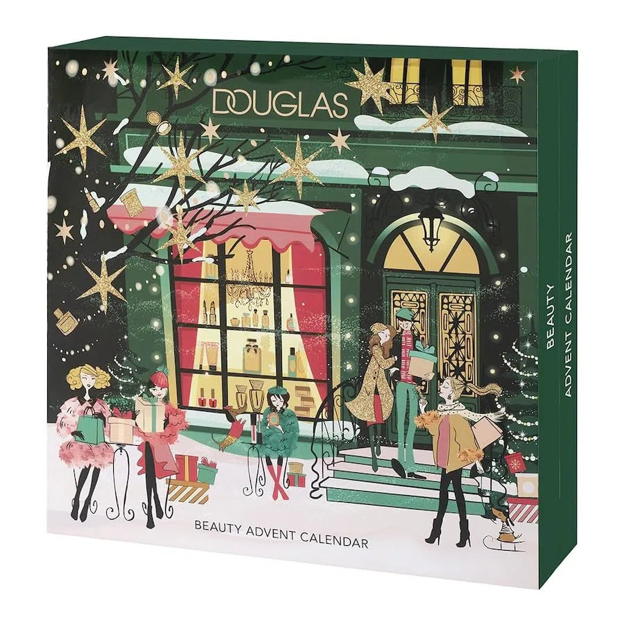 Douglas Adventskalender 2025 Grün - Pflege, Make-up & Duft Luxury - 250 € Warenwert - Hautpflege, Make-up & Accessoires
