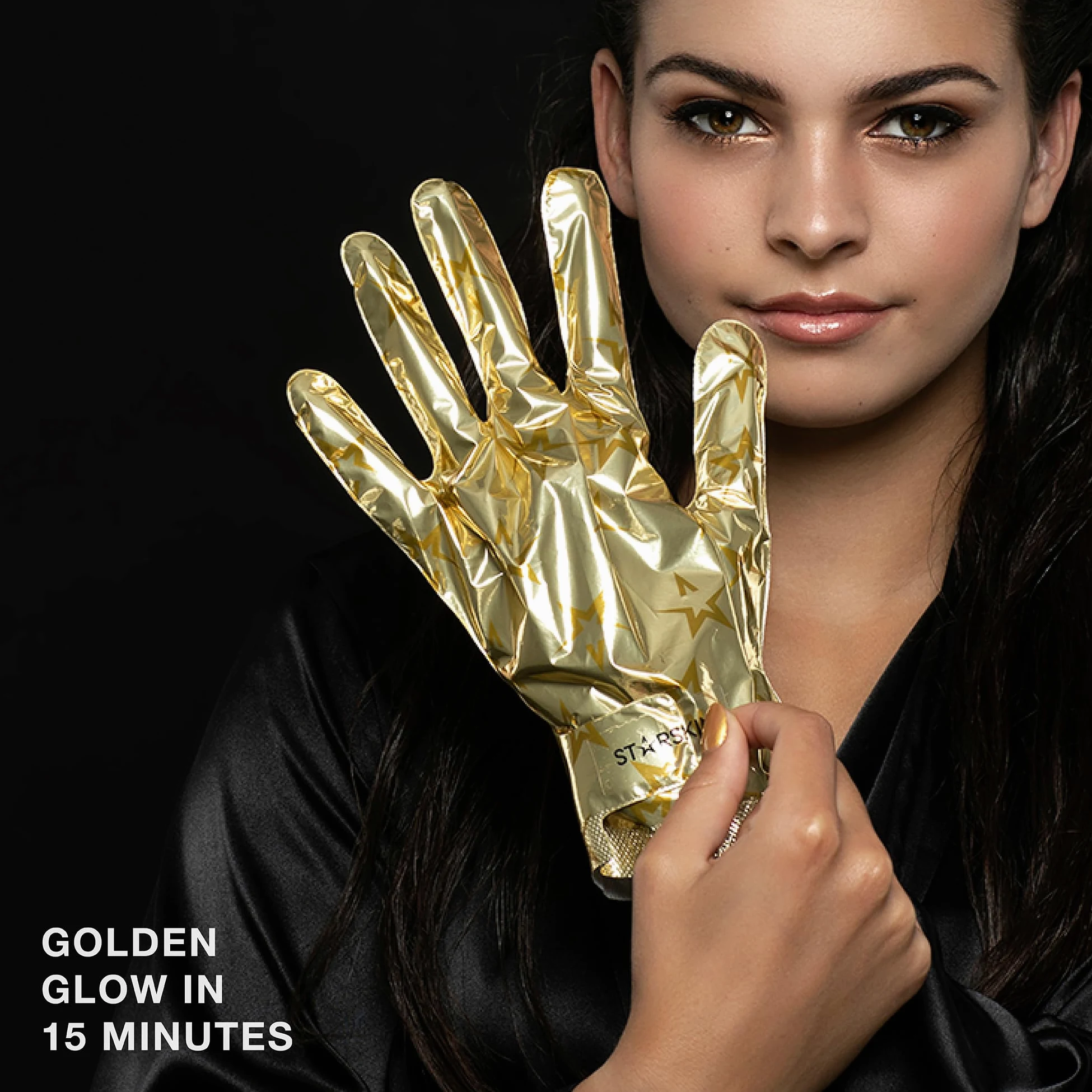STARSKIN VIP Gold Handmaske, 4x16g, Luxuriöse Handpflege mit Sheabutter und Bulgarischem Rosenöl, Feuchtigkeitsspendend, Für alle Hauttypen