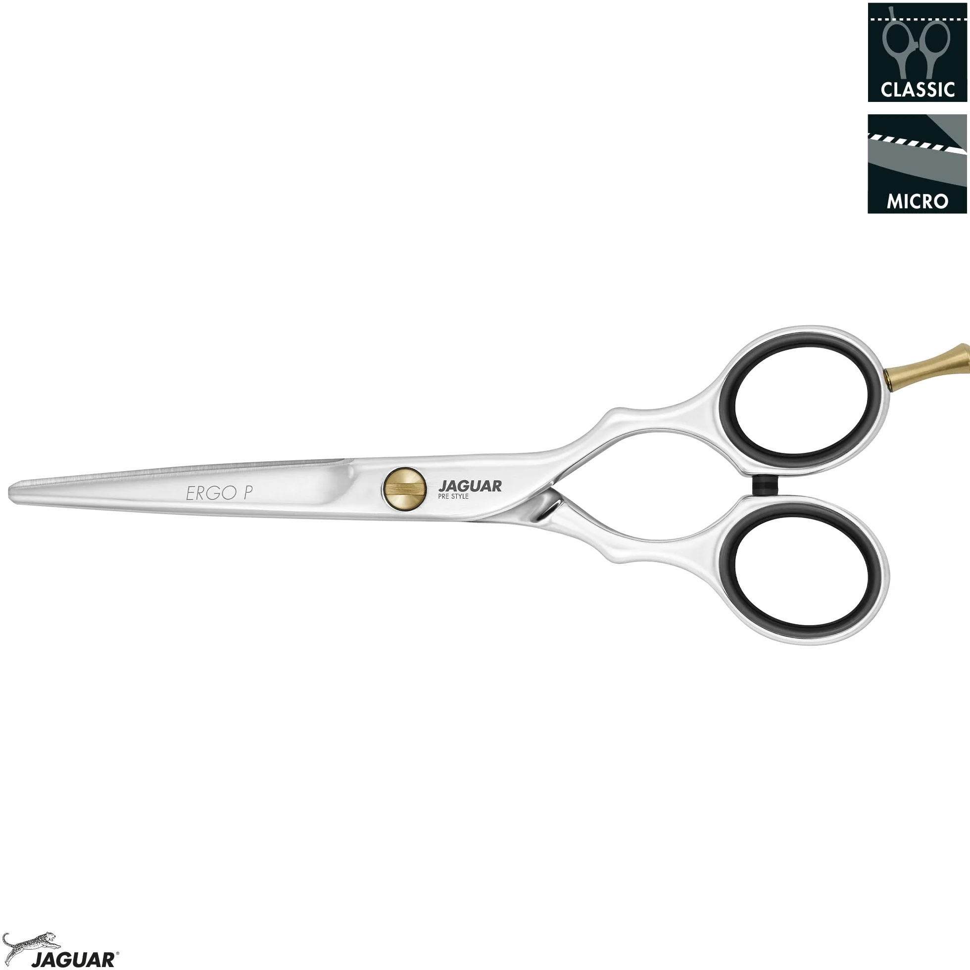 JAGUAR Haarschere PRE STYLE ERGO P 5.0" | Friseurschere im Classic-Design | poliert | Made in Germany