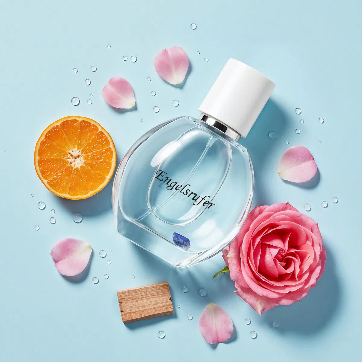 Engelsrufer Powerful Stone Duftset Damen – Eau de Parfum 30ml True Harmony & Paradise Halskette mit echtem Lapislazuli aus Edelstahl IP Rhodium – Geschenk Frauen