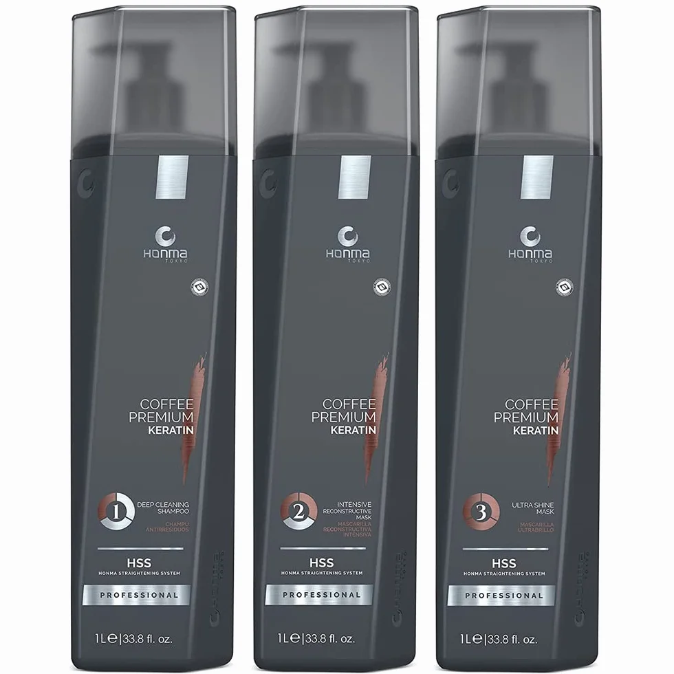 HONMA Tokyo Kaffee Premium-Haarkur 3 Stufen (3 Liter) (3 X 1 Litre)